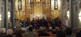 Concierto de Gospel en el Centro Geriatrico Maria Gay de Girona