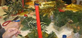 Taller de Centros de Navidad