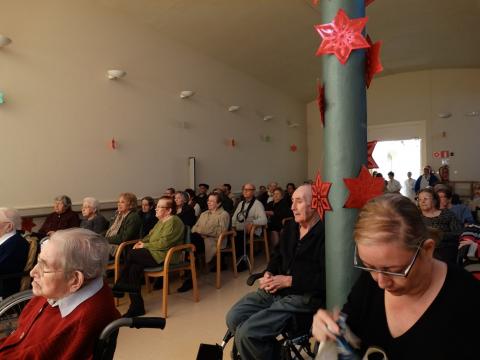 Concierto de Villancicos de la escuela Dr. Masmitjà en el centro Maria Gay de Girona