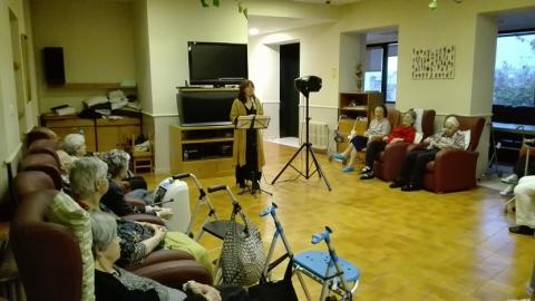 Concert de la Soprano Olga Culebras en el centre Maria Gay de Girona