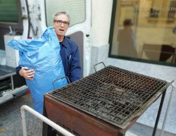 Preparant la Castanyada 2018 al Centre Geriàtric Maria Gay de Girona