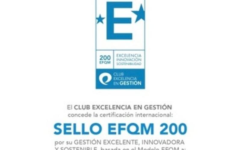 Sello EFQM 200 al Centre Maria Gay.
