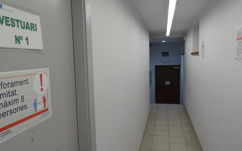 Aforo máximo vestuarios