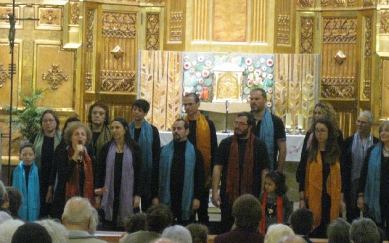 Concierto de Gospel en el Centro Geriatrico Maria Gay de Girona