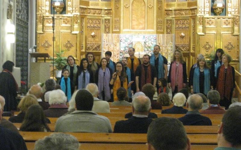 Concierto de Gospel en el Centro Geriatrico Maria Gay de Girona