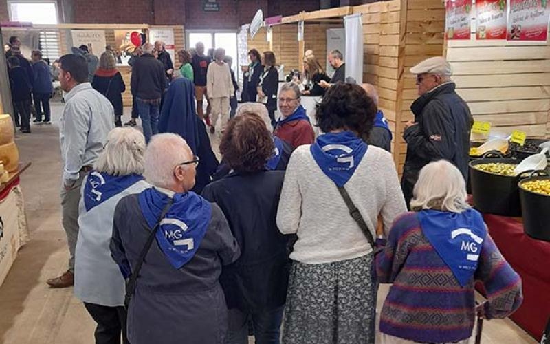 Visita dels residents del Centre Geriàtric Maria Gay de Girona a la Fira de Mostres