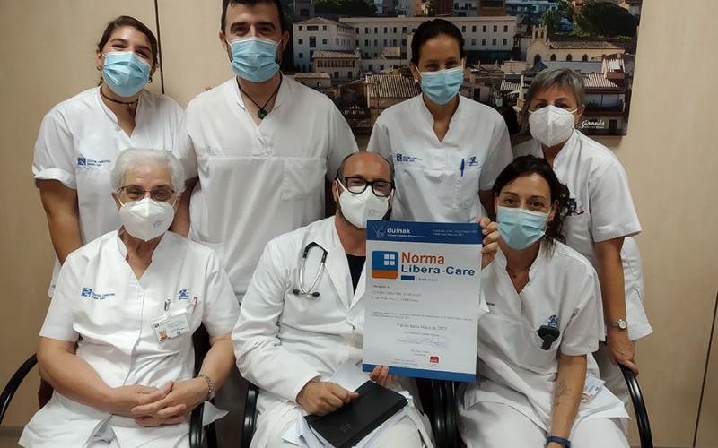 El equipo, con la certificación de fase I (inicial) en la Norma Libera-Care