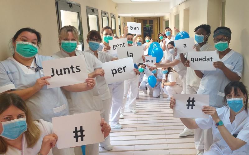 Junts per tots vosaltres , "queda't a casa" Torn matí