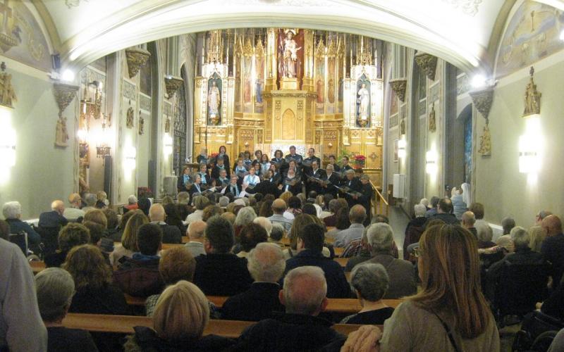 Missa i concert del Cor Maragall al Centre Maria Gay de Girona