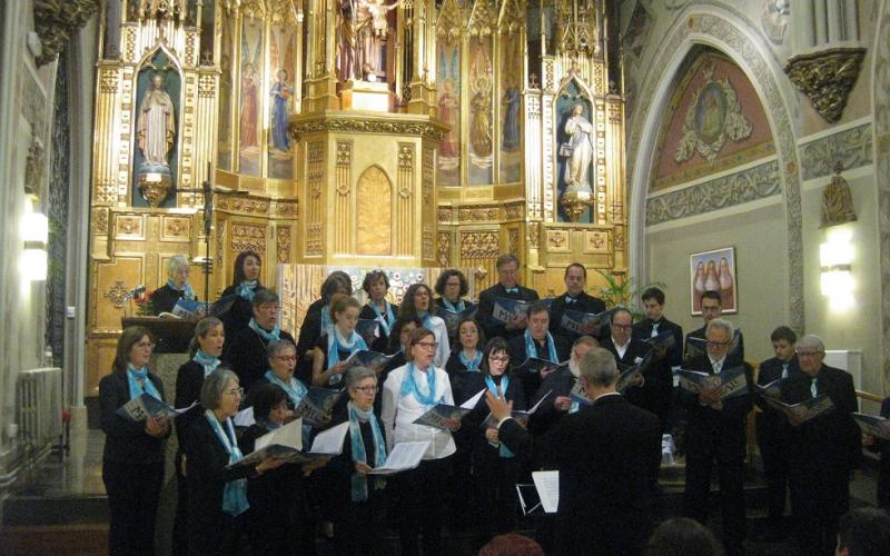 Missa i concert del Cor Maragall al Centre Maria Gay de Girona