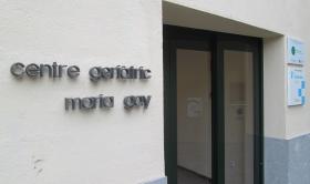 Entrada del Centre Geriàtric Maria Gay de Girona