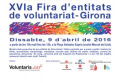 16a Fira d'Entitats de Voluntariat de voluntariat Girona