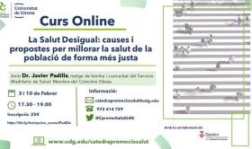 Curs: “La Salut Desigual: causes i propostes per millorar la salut de la població de forma més justa”